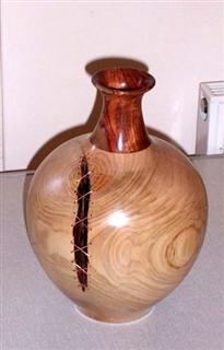 Stitched vase by David Ward